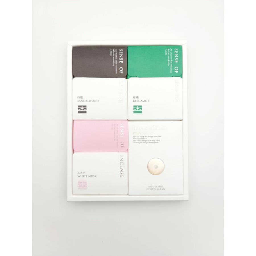 香彩堂 SENSE OF INCENSE お香ギフトセット真鍮香立て付 京都 日本製 アロマ リラックス | 香彩堂 | 03