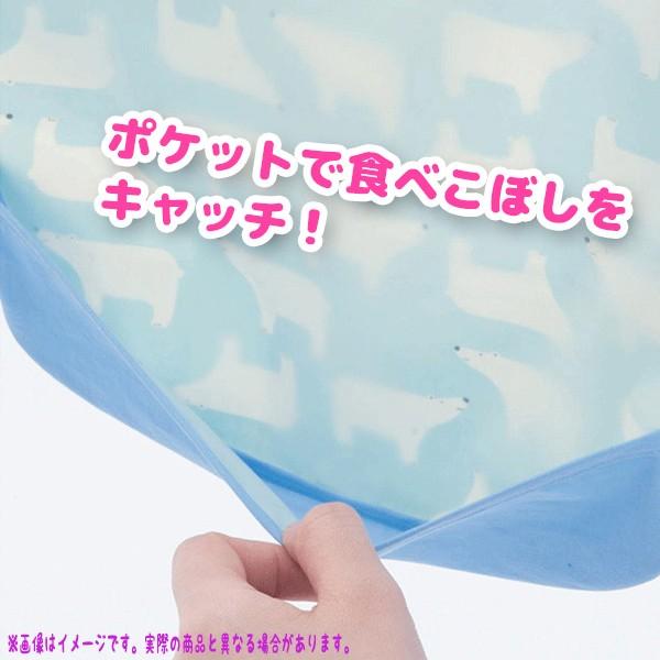 レビューを書いてメール便送料無料 袖なし お食事エプロン 選べる3枚 スタイ Ｍサイズ / ポケット ベビー アリス よだれかけ 防水 離乳食 赤ちゃん｜keduka｜10