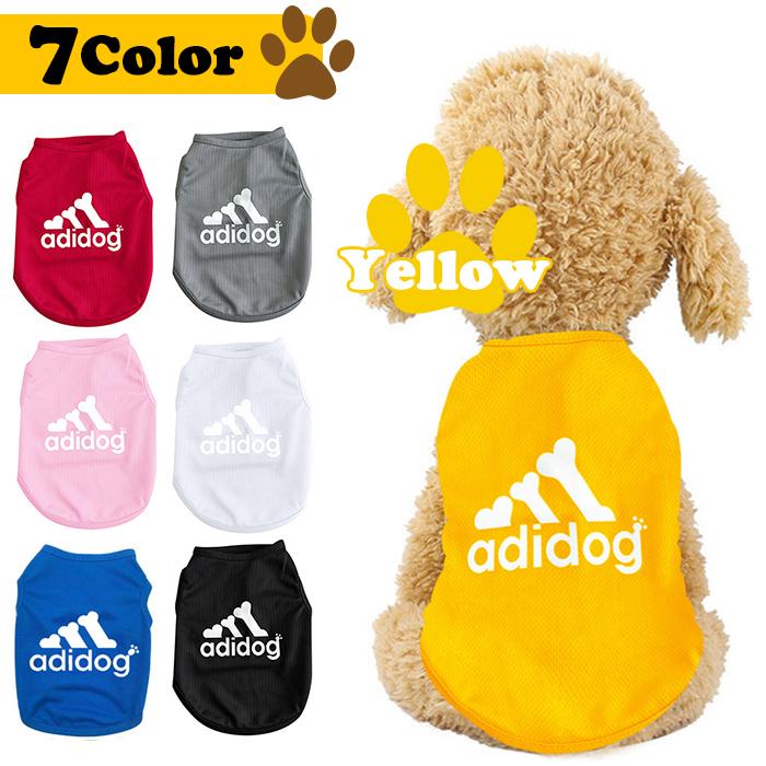 アディドッグ Tシャツ 7colors S M L XL 2XL ドッグ犬用ウェア