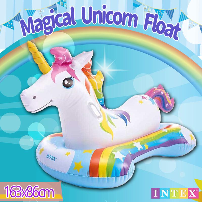 マジカルユニコーン フロート 163*86cm INTEX 浮き輪 キッズ 子供