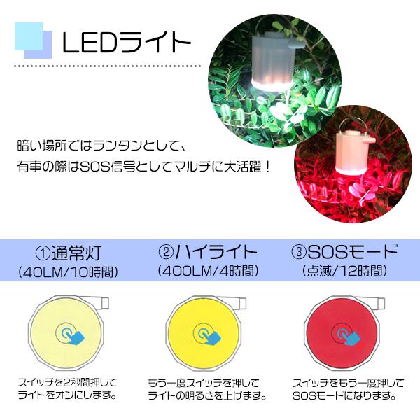 超軽量 コンパクト エアーポンプ 電動 空気入れ USB 充電式 ノズル5種