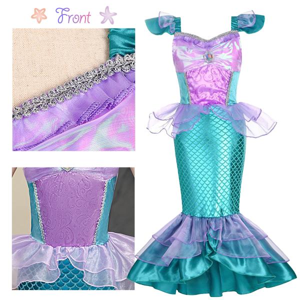 キッズ 人魚姫 ドレス プリンセス ハロウィン コスプレ 衣装 仮装
