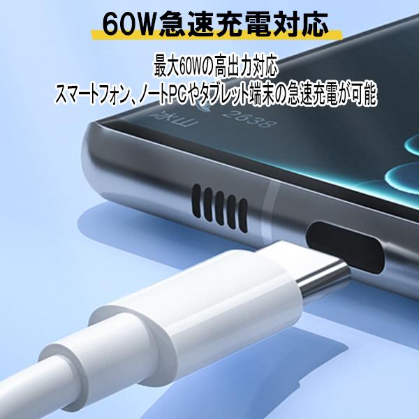 1]Type-C to C ケーブル 3本セット 選べる長さ 1m 1.5m 2m / PD 急速