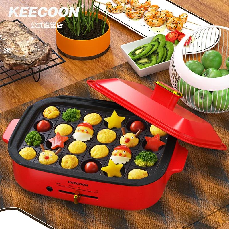 ホットプレート 焼肉プレート Keecoon たこ焼きプレート 平面プレート おしゃれ 多機能 2枚セット ホームパーティー 家庭用 Kc Cp 036 Keecoon家電 通販 Yahoo ショッピング