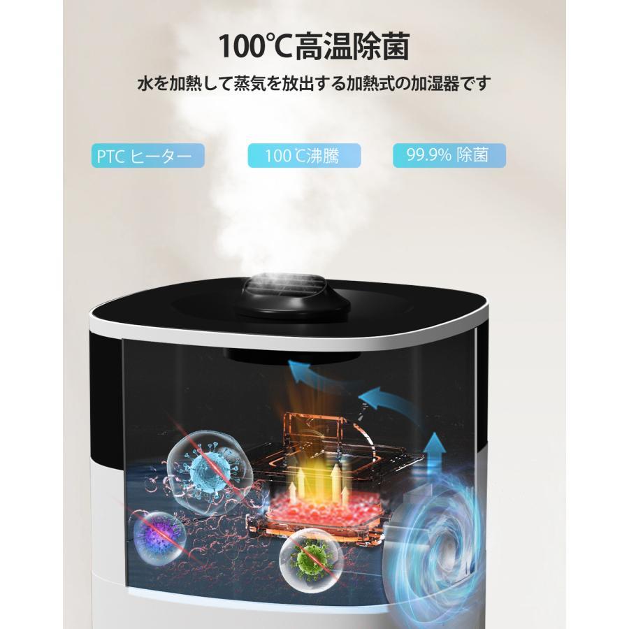 加湿器 スチーム式 20L 業務用 ハイブリッド 超音波 大容量 除菌