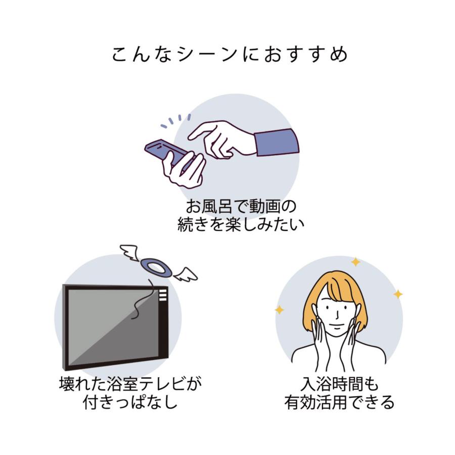 16MBTWPLUS ミラレル mirarel 浴室テレビ Google TV搭載 16MBTW+ 16V ネット動画アプリ対応 Netflix |  | 03