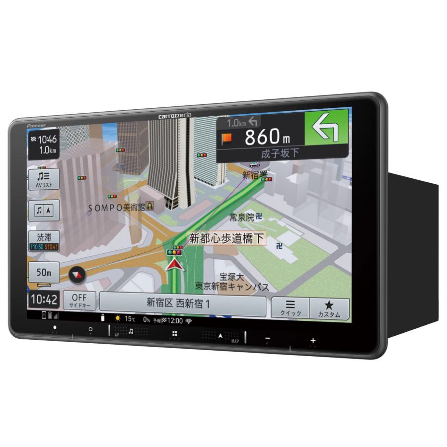 AVIC-RF720 パイオニア カロッツェリア 楽ナビ カーナビ 9V型HD フローティングタイプ TV DVD CD Bluetooth USB SD |  | 01