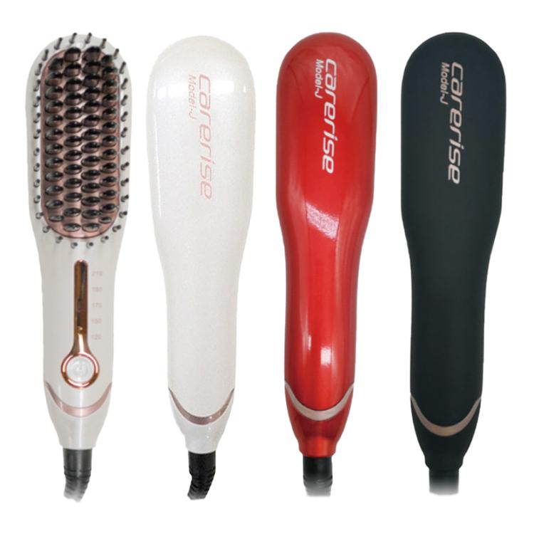 B-50JPW　 carerise Model-J　ブラシ型ヘアアイロン ホワイト | 
