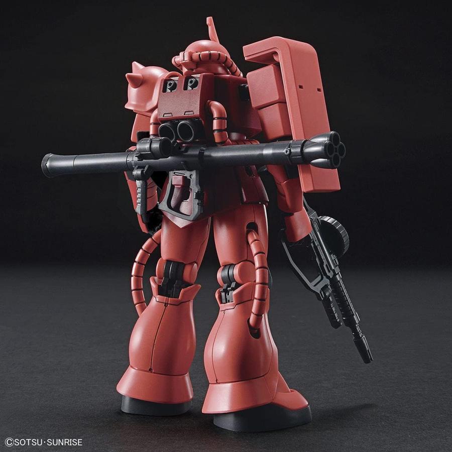 HGUC 機動戦士ガンダム シャア専用ザクII 1/144スケール 色分け済み