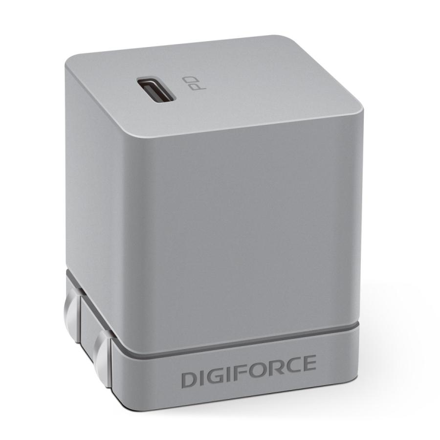 DIGIFORCE 20W 急速 超小型 充電器 acアダプター USB-C Type-C GaN 窒化ガリウム PD Fast Chargerオリーブグリーン |  | 07
