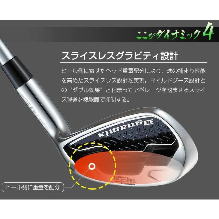 ゴルフ クラブ アイアンセット セット ダイナミクス 6本セット