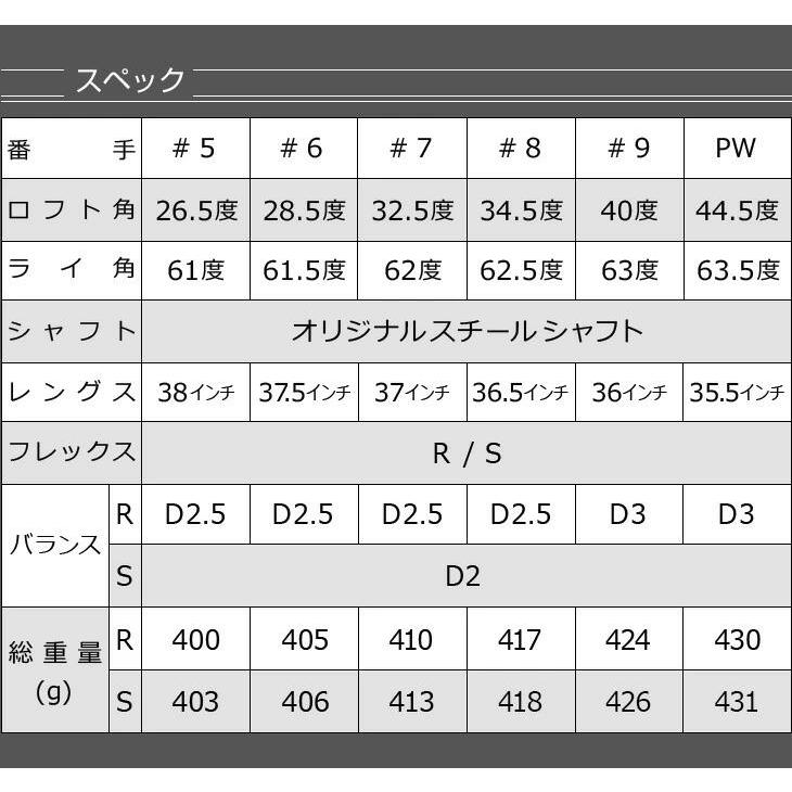 ゴルフ クラブ アイアンセット セット ダイナミクス 6本セット