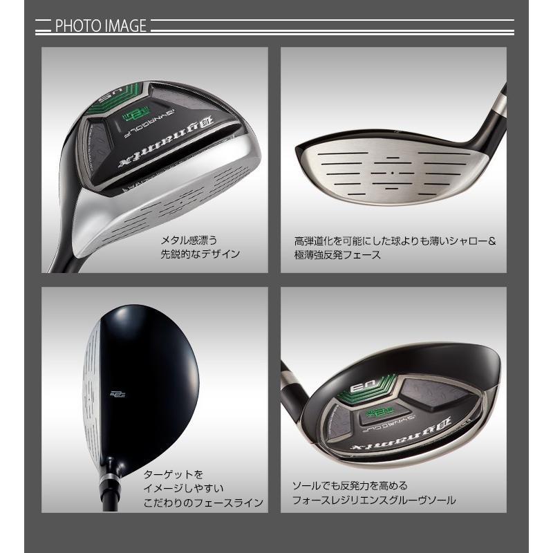 ゴルフ メンズ クラブ ユーティリティー U3 U5 U7 USTマミヤ V-SPEC α-4 ダイナミクスUT シャフト仕様の画像