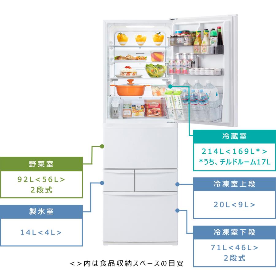 大阪限定設置込み GR-V41GH-WU 東芝 TOSHIBA VEGETA 冷蔵庫 411L