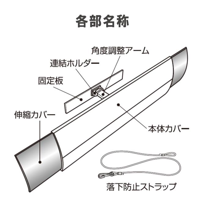 エアコンカバーアイボリー100 パナソニック DAS010W エアコン配管化粧カバー スッキリダクト