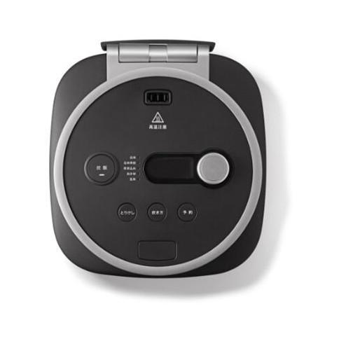 K08A-BK BALMUDA ブラック マイコン炊飯器 3合炊き 4560330111181