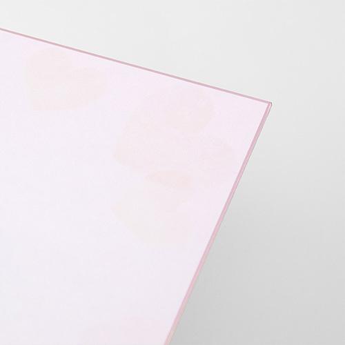 ミドリ カラー色紙 シール付 大きな ハート柄 33230 |  | 03