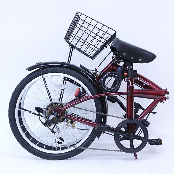 健康家電 MG-CM206L ミムゴ Classic Mimugo 折り畳み 自転車 20インチ 