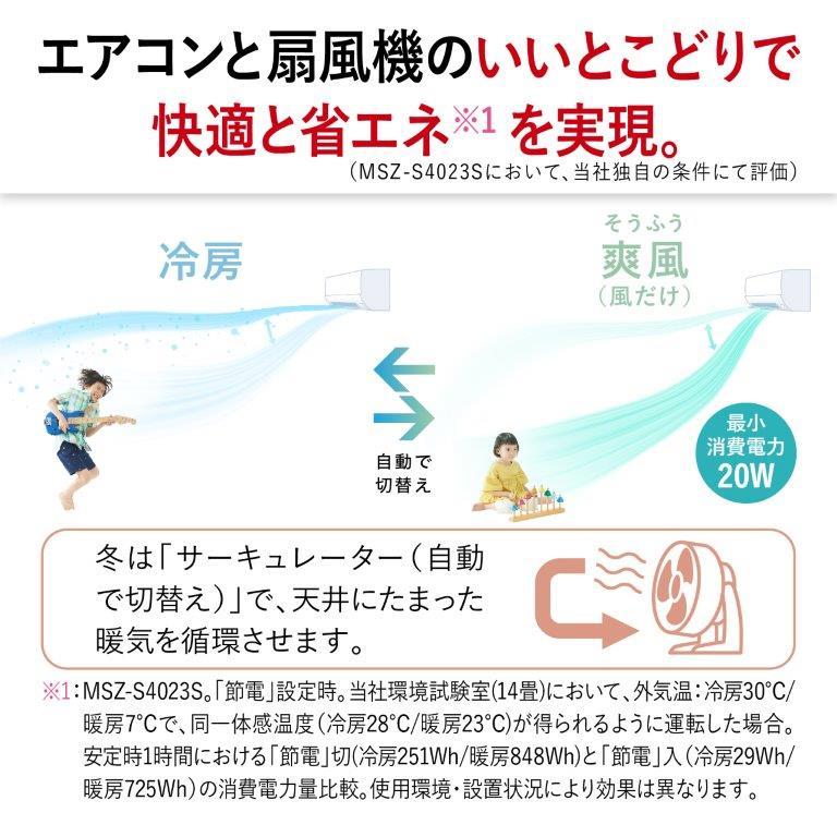 MSZ-S2823-W 三菱電機 MITSUBISHI ELECTRIC 霧ヶ峰 Sシリーズ
