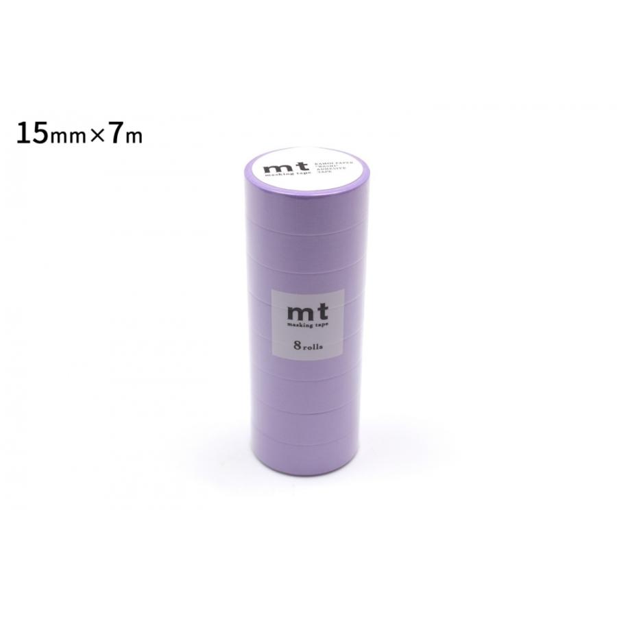 mt 8P ラベンダー(15mm×7m) マスキングテープ | 
