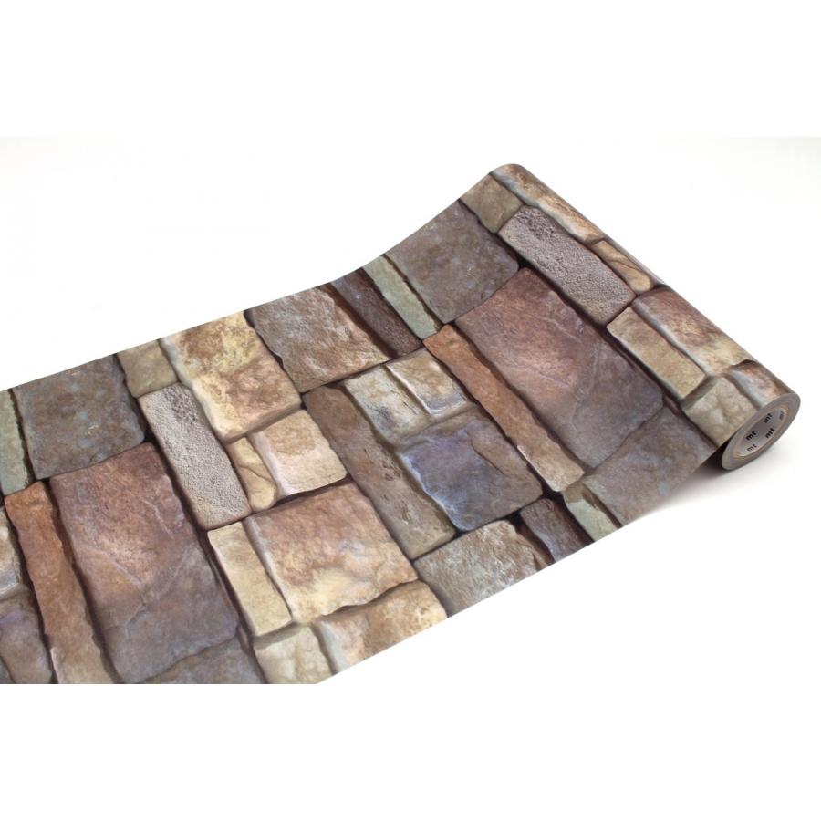 mt CASA マスキングテープ 壁紙 FLEECE ロール フリース 石壁 |  | 01