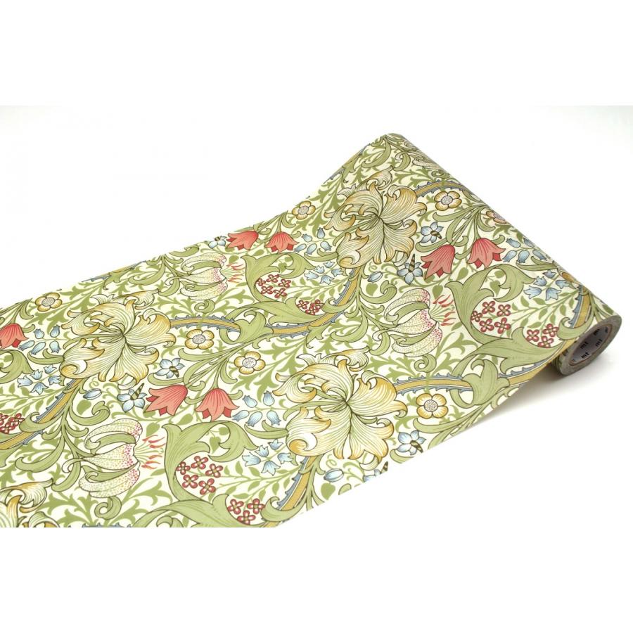 mt CASA マスキングテープ 壁紙 FLEECE ロール フリース Morris & Co. ウィリアム・モリス Golden Lily |  | 01
