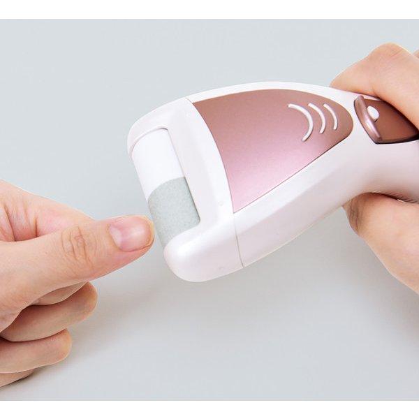 ND-5459 [電動爪削り＆角質ケアローラー ホワイトパール＆ピンクゴールド] |  | 01