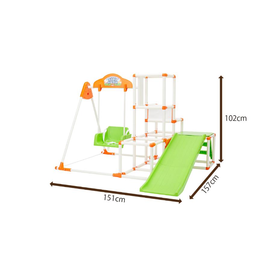 おりたたみロングスロープキッズパークSP プラス 白 大 野中製作所