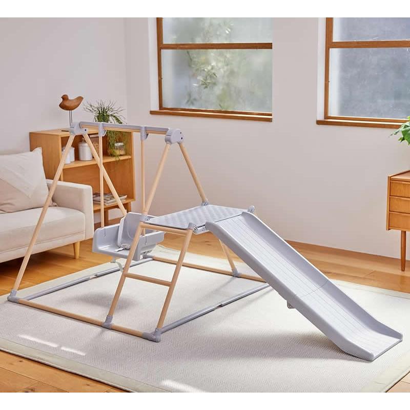 正規販売店】おりたたみロングスロープ キッズパーク F ベージュ 室内