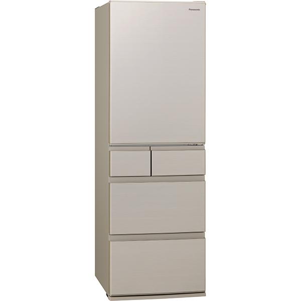 大阪限定設置込み パナソニック PanasonicNR-E417EX-N 冷蔵庫 406L・右開き 5ドア エコナビ/ナノイー搭載 除菌機能 グレインベージュ | 