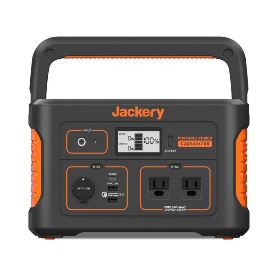 PTB071-Jackery-708 ジャクリ Jackery 708 ポータブル電源 500W 708Wh 