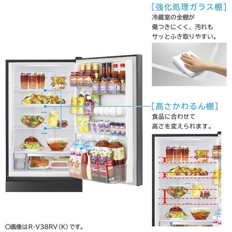 大阪限定設置込み R-V38RV-N 日立 冷蔵庫 HITACHI R-V38RV N 375L 右