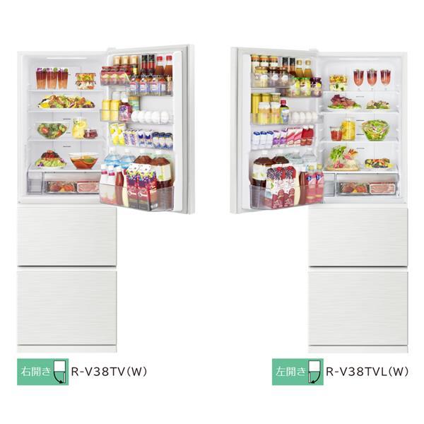 大阪限定設置込み R-V38TVL-N 日立 冷蔵庫 375L 4549873177380