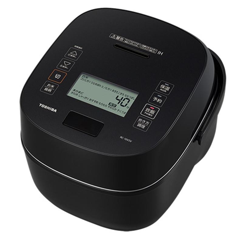 TOSHIBA IH炊飯器 RC-18VSV 1升炊き　即発送 RC-18VSV-K 東芝 TOSHIBA 真空圧力IH炊飯器 1升炊き グランブラック