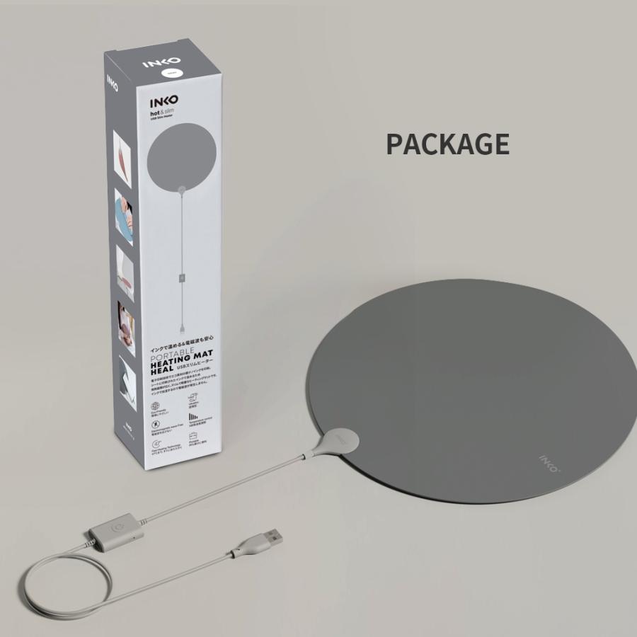 INKO Heating Mat Heal 携帯ヒーター ホットマット グレー |  | 19