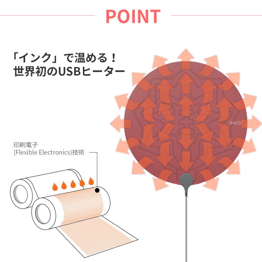 INKO Heating Mat Heal 携帯ヒーター ホットマット ローズウッド |  | 06