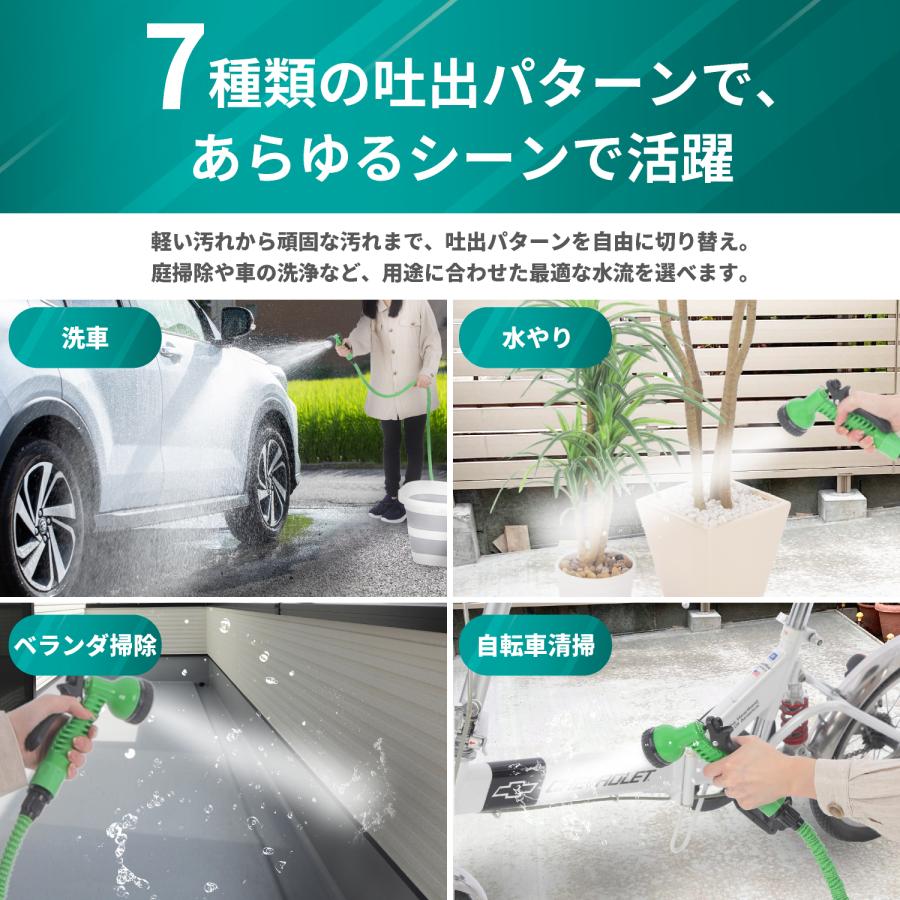 高圧洗浄機 コンパクト コードレス USB充電式 フォームガン 水道接続