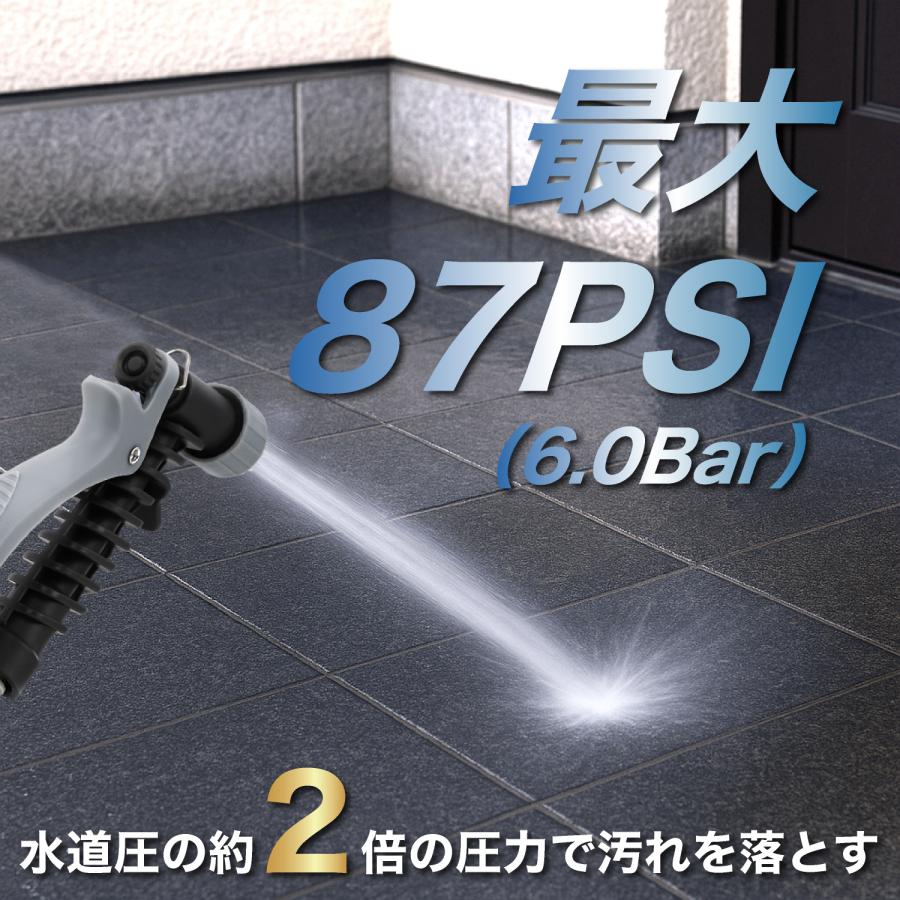 高圧洗浄機 小型 コンパクト コードレス USB充電式 フォームガン 水道