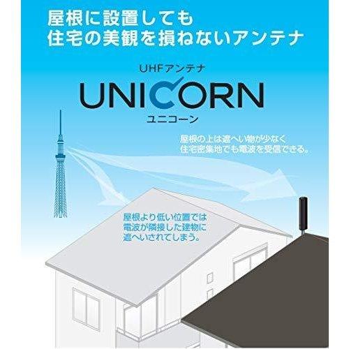 地上デジタル (地デジ) 放送用 UHFアンテナUNICORN(ユニコーン) ブラックブロンズ MASPRO (マスプロ) U2CN-BB |  | 05