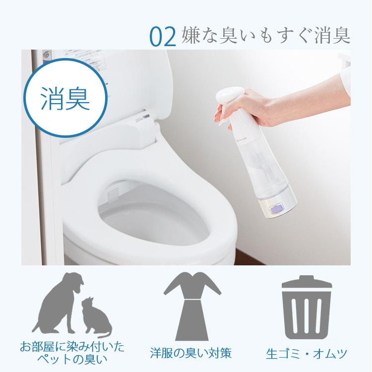 ジアイレーサー 次亜塩素酸水 生成器 バッテリー内蔵スプレー式