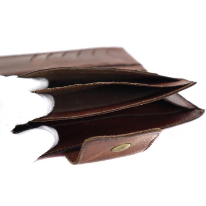 IL BISONTE イルビゾンテ　長財布　レザー　折財布　ホック　ピンク　ブラウン | IL BISONTE | 04