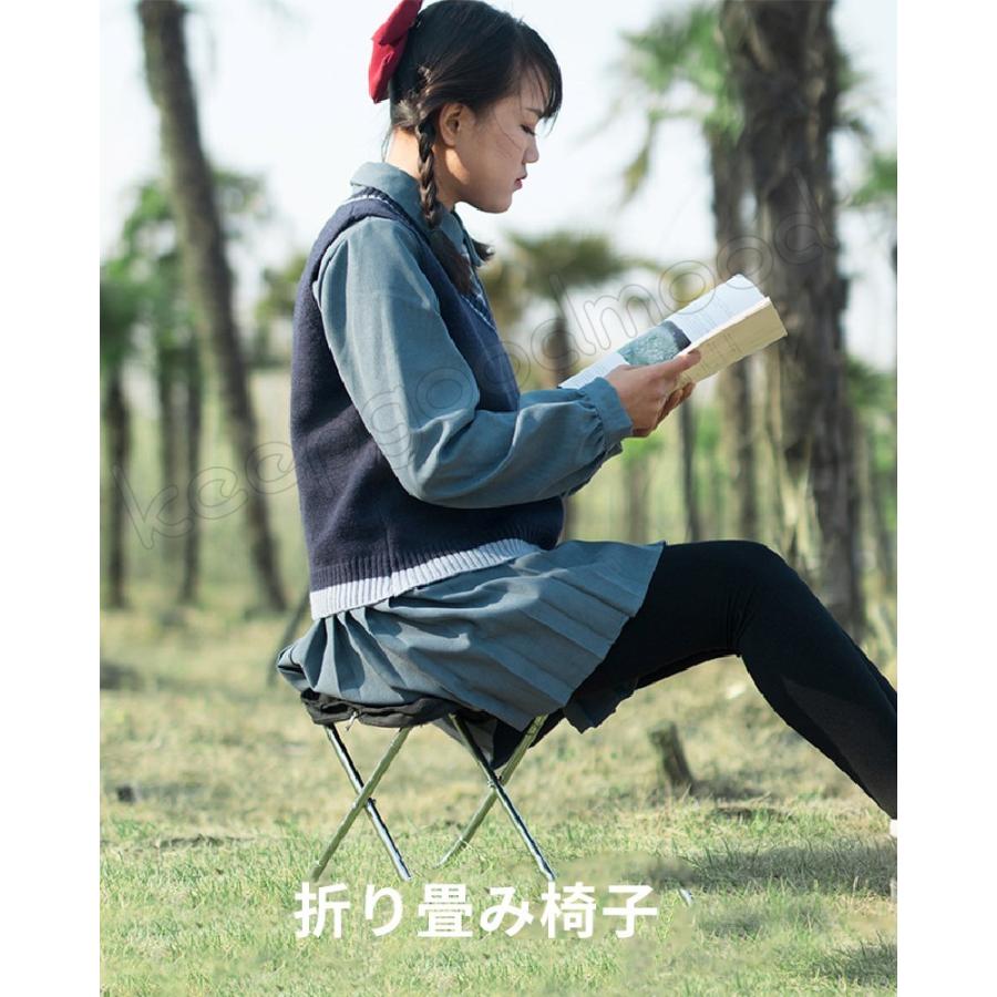 椅子 折り畳み 持ち運び 小さい 超軽量スツール いす 折り畳み式 小型アウトドアチェア 携帯椅子 コンパクト 野外登山 キャンプ用 ポケット 収納 頑丈 耐衝撃 Qyy Keepgoodmood 通販 Yahoo ショッピング