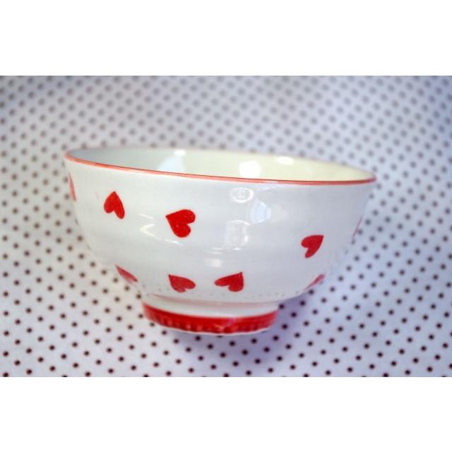 CW026A　ハートのご飯茶碗　★アウトレット品★ | 
