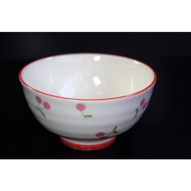 CW026B　チェリーのご飯茶碗　★アウトレット品★ |  | 01