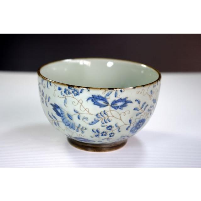CW091 有田「祥窯」の藍華ご飯茶碗・ライスボール | 