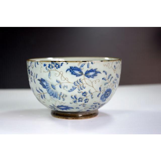 CW091 有田「祥窯」の藍華ご飯茶碗・ライスボール |  | 02