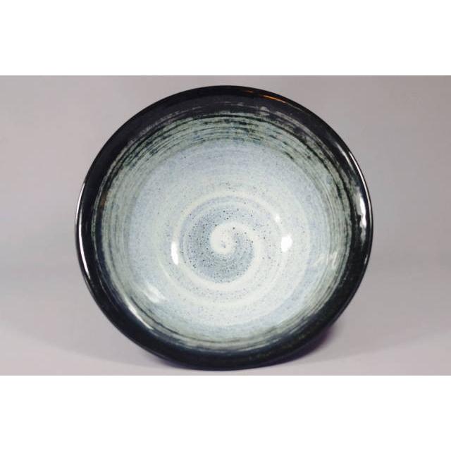 DB116風雲65そば丼19.5cm [美濃焼/日本製/陶磁器/和食器/和風/黒/ブラック/白刷毛/丼/うどん/つけ麺/盛鉢/中鉢/レストラン/ラーメン/業務用/アウトレット込み] | 