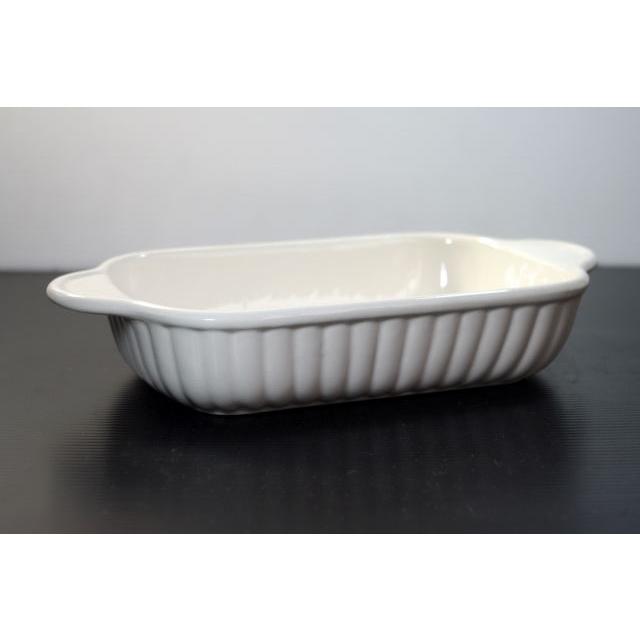 GT075　アイボリー長角グラタン皿21.8cm 　アウトレット品 |  | 01
