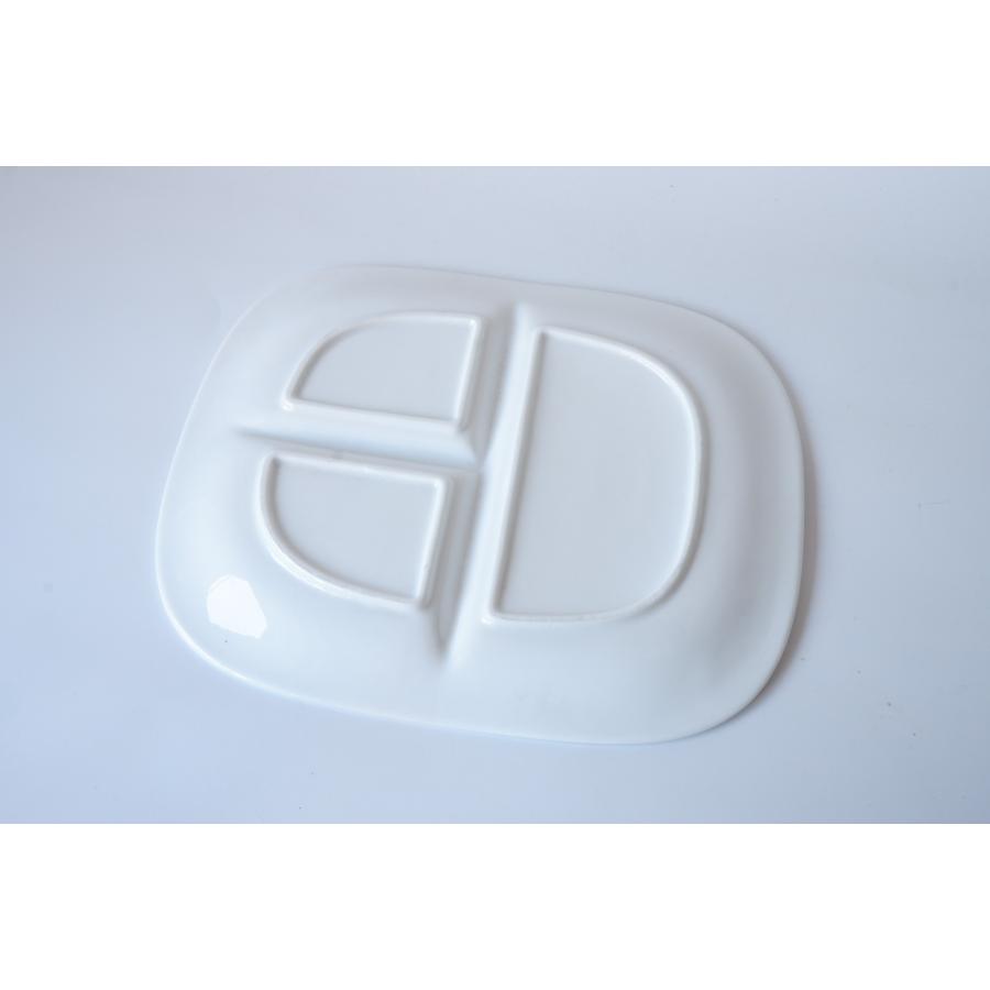 GT141　フチがまるっこい長角ランチプレート　アウトレット品こみ |  | 02