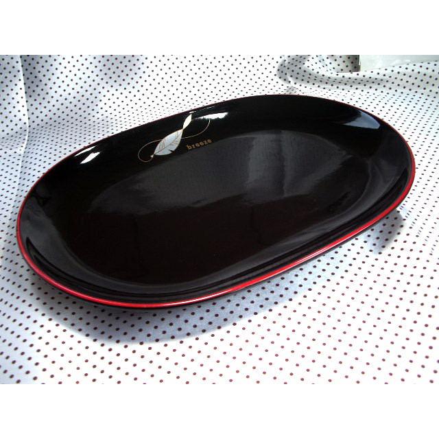 GT62　Breezeブラック楕円ランチプレート | 